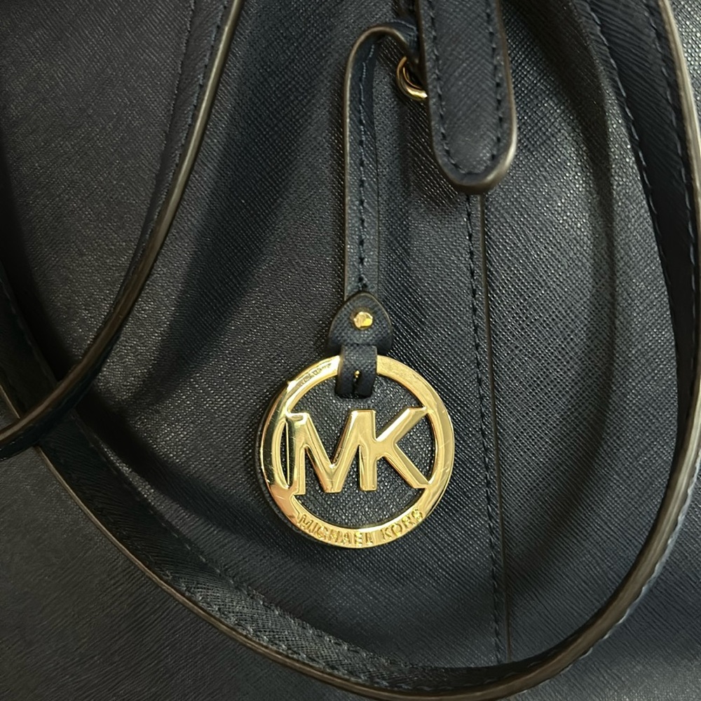 Michael Kors Ciara Navy Tote - Picture 7 of 17